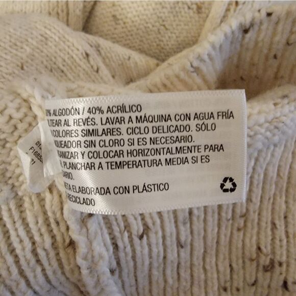 🆕️🧥Universal Thread "Grandpa" Sweater, Sz XS - Cream/Brown - Picture 7 of 7